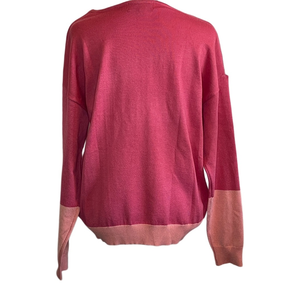 CAROL ROSE Color Block Sweater - Picture 3 of 3